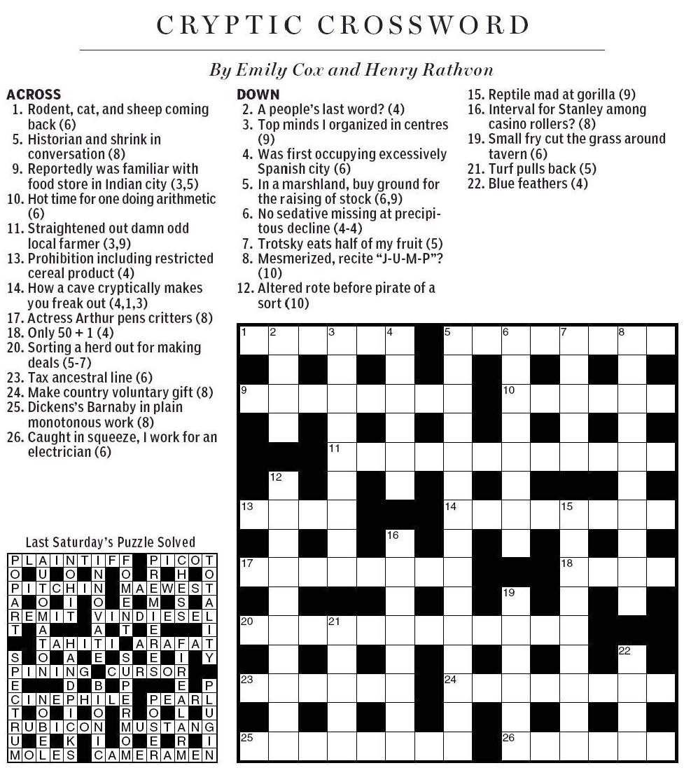 Term paper meaning quick crossword clue